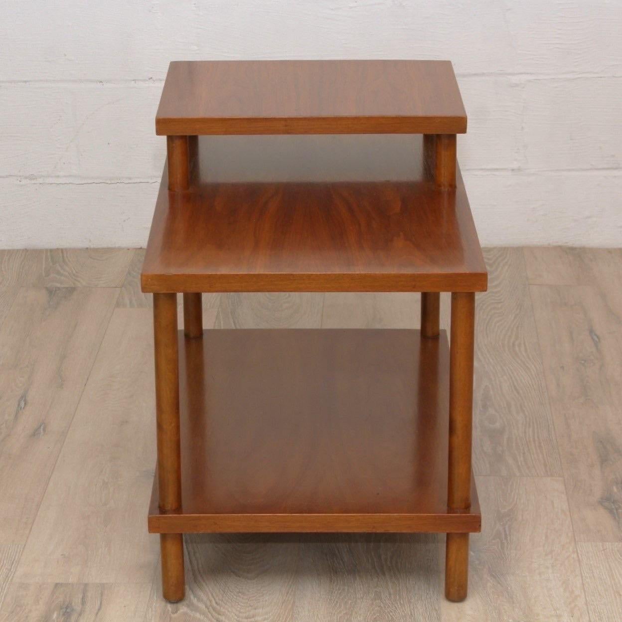 Mid-Century Modern Robsjohn Gibbings Multi Level Side Table - Model 1756 For Sale