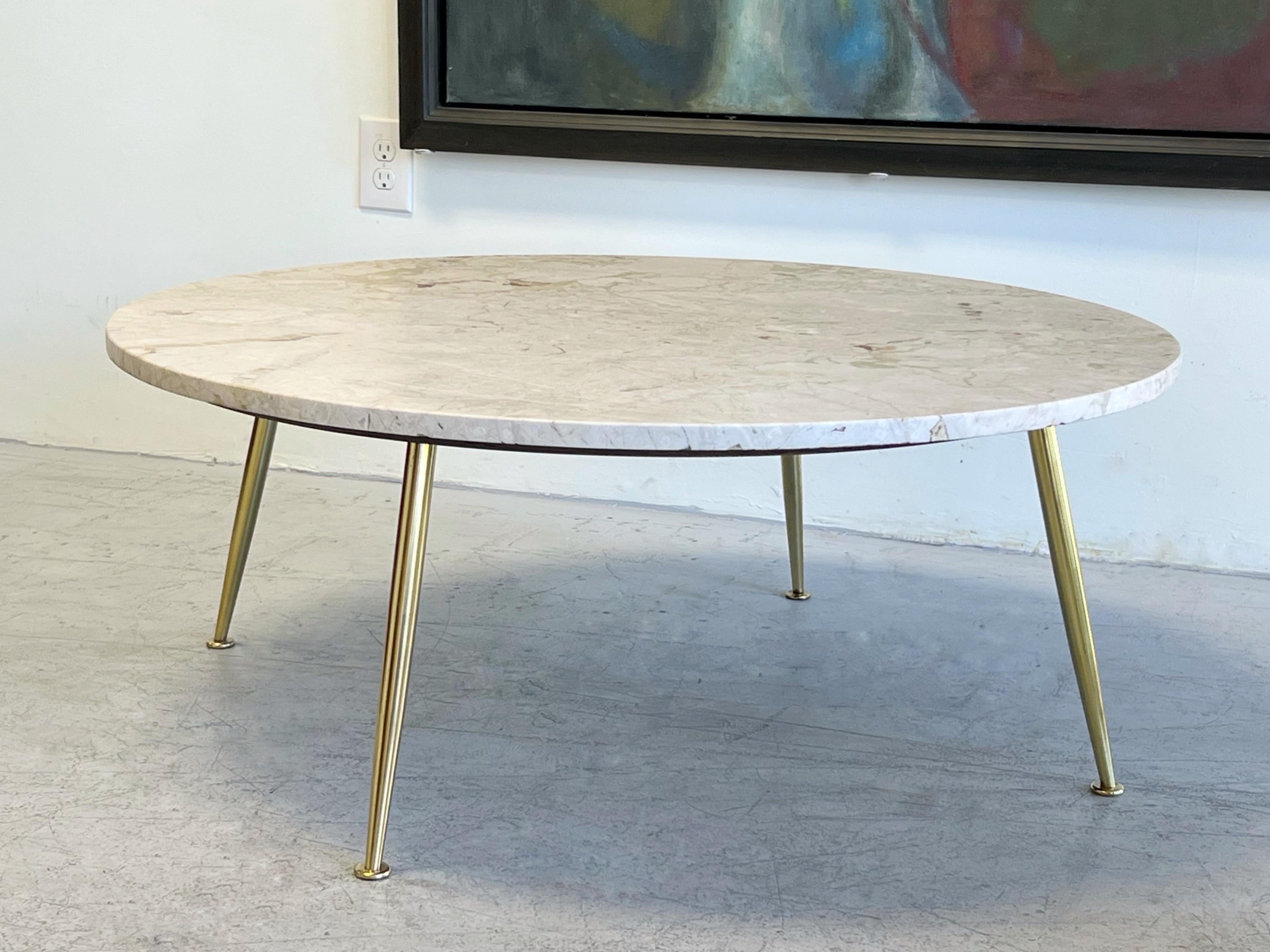 A mid-century coffee table. 40