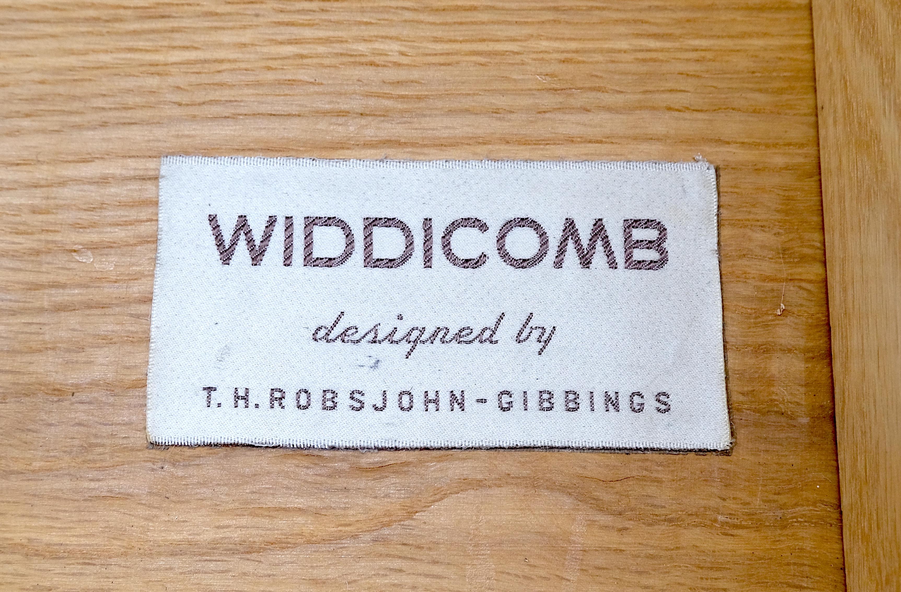 Robsjohn Gibbings Widdicomb Ebonized Black Lacquer 6 Drawers Dresser Sharp Mint! In Good Condition For Sale In Rockaway, NJ