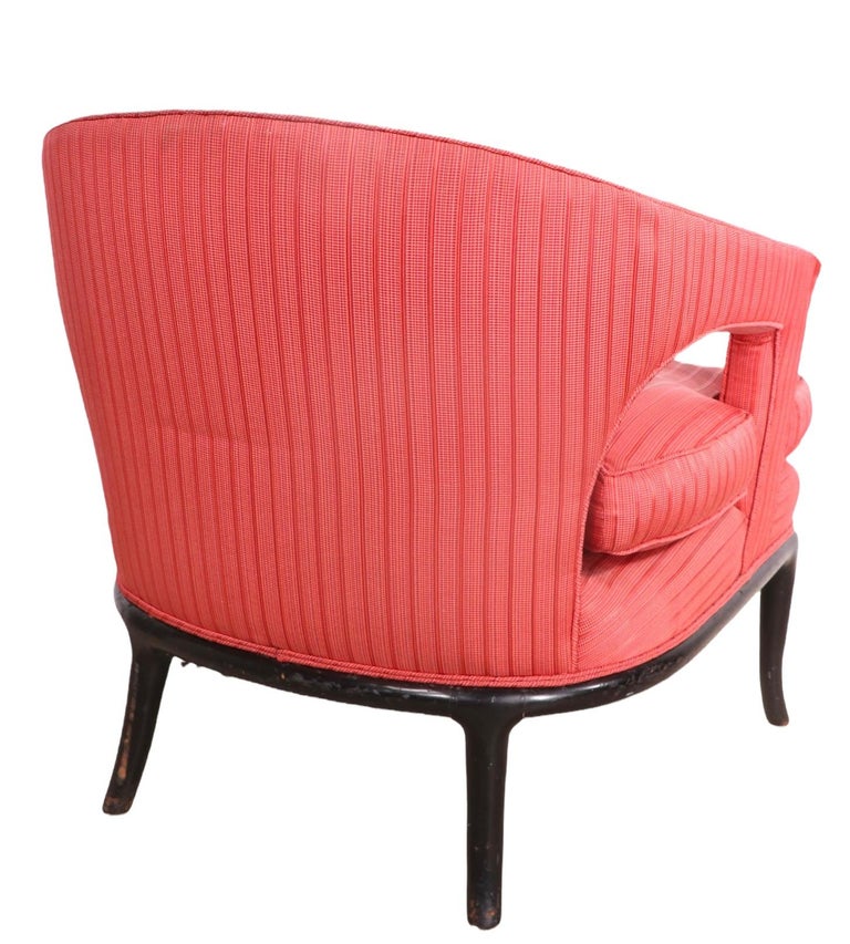 Upholstery Robsjohn Gibbings Widdicomb Lounge Chair  For Sale