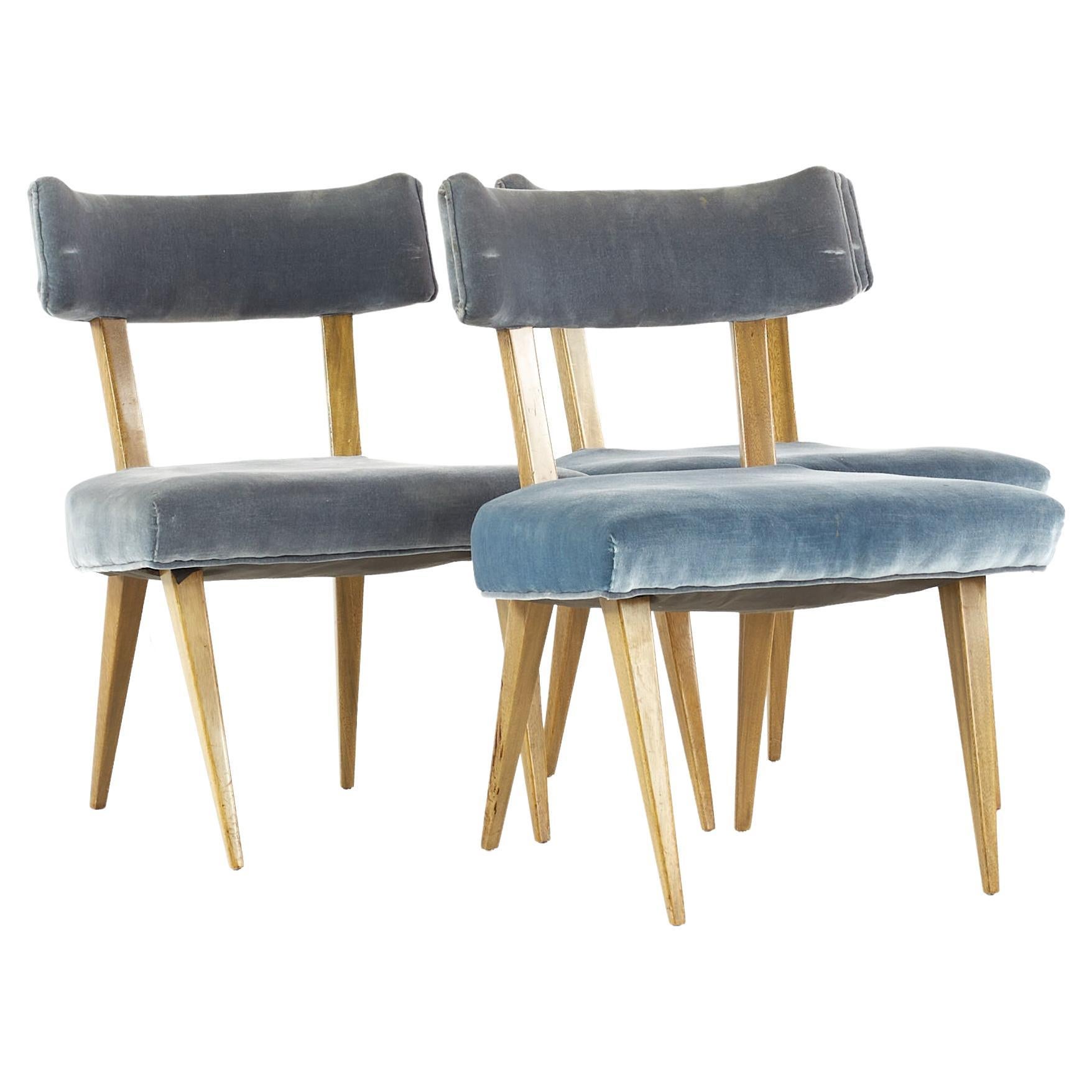 Robsjohn Style Mid Century Dining Chairs - Set of 3 For Sale