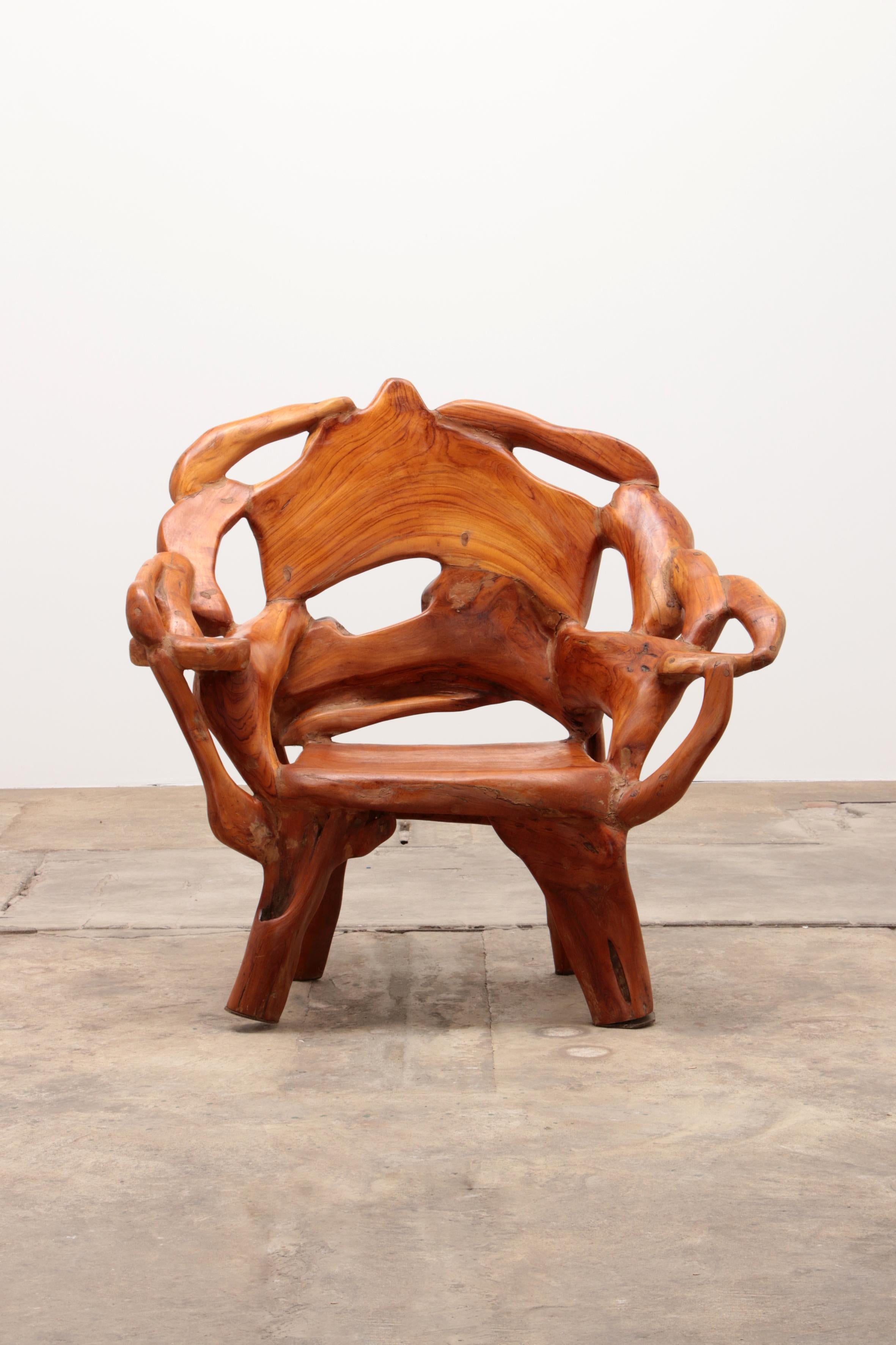 sillones de madera reciclada