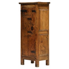 Robust Cabinet, Confiturier, Artisan Solid Wood, French Craftsmanship, ca 1900