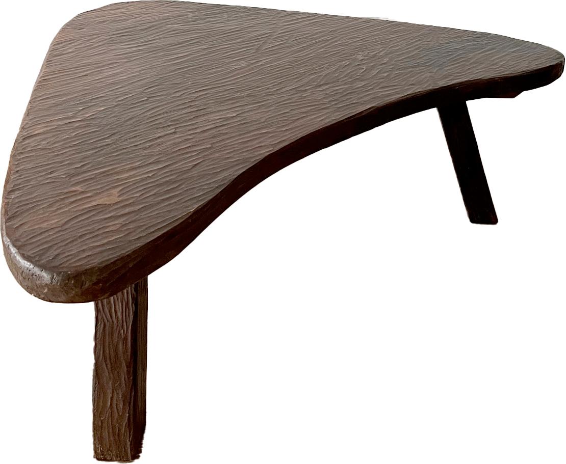 Robust Coffee Table with Boomerang Shaped Top, 1970s In Excellent Condition For Sale In Barcelona, ES