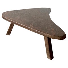 Robust Coffee Table with Boomerang Shaped Top, 1970s