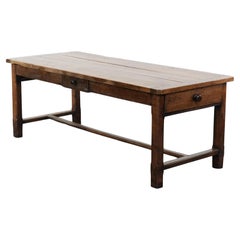 Robust French farmhouse antique dining table from the 18th century Robust French farmhouse antique dining table from the 18th century