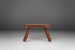 Robust mid-century tree trunk coffee table, France, 1910