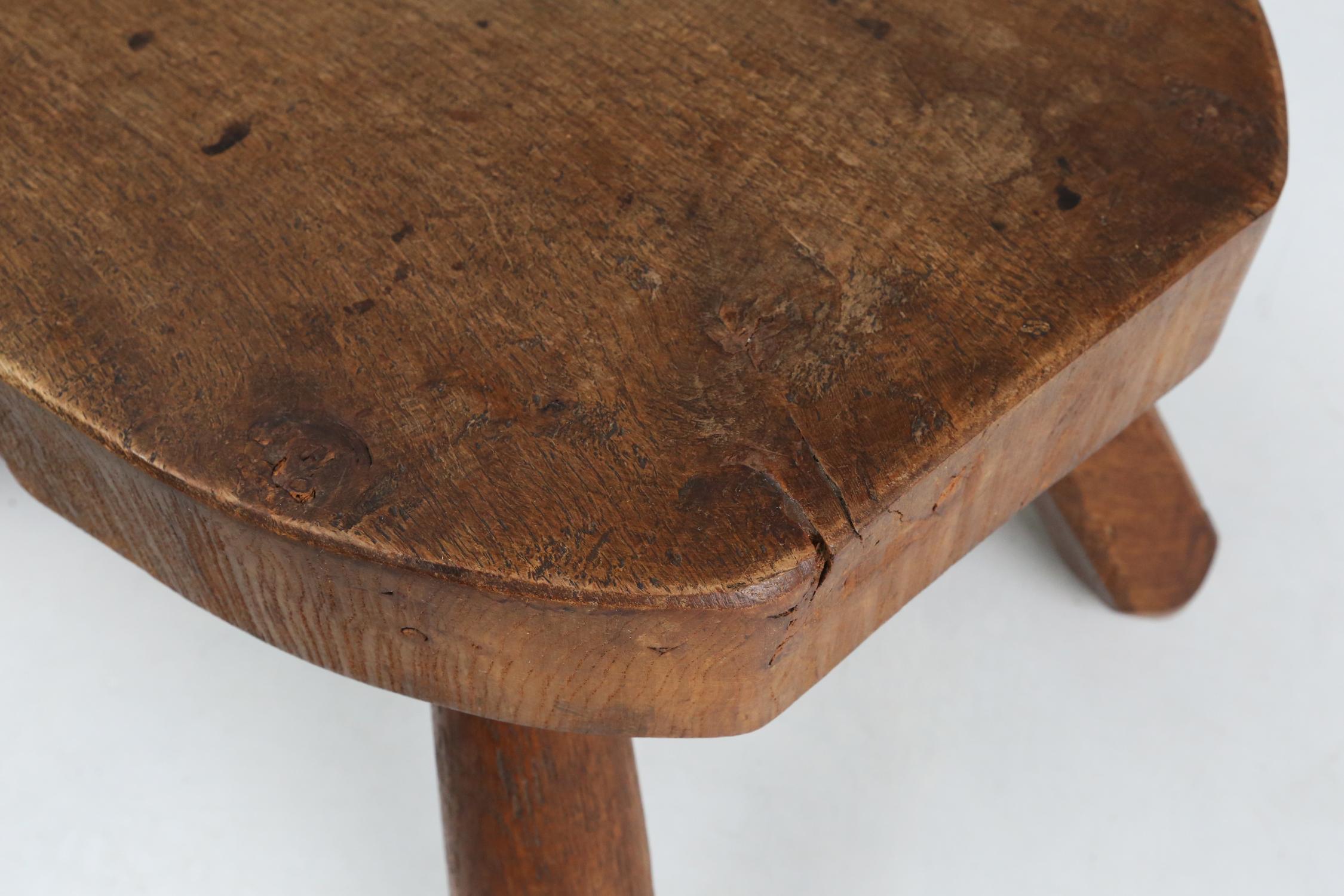 Wood Robust mid-century tree trunk coffee table, France, 1910 For Sale