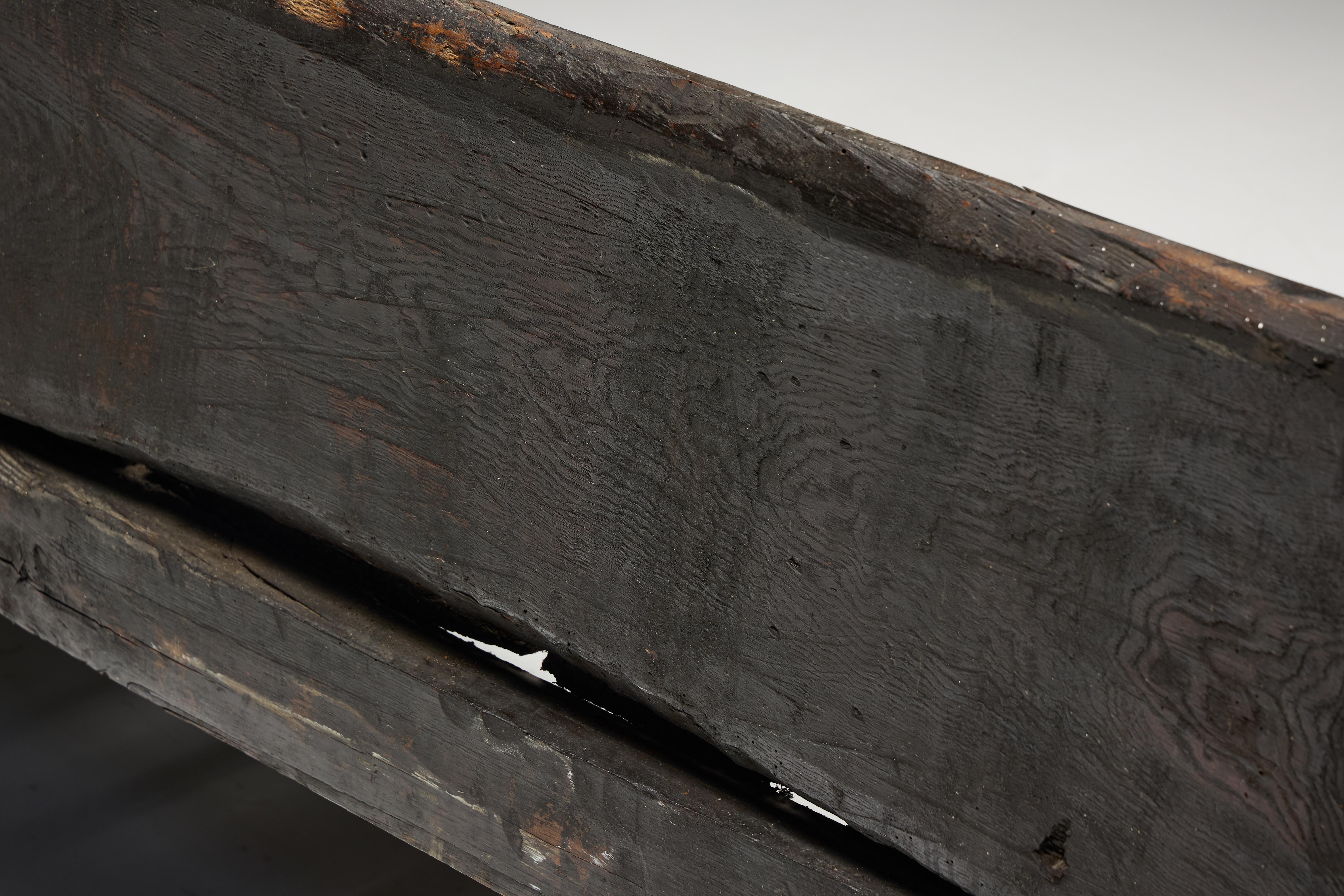 Banc Robust Wabi Sabi, France, 19ème siècle en vente 12
