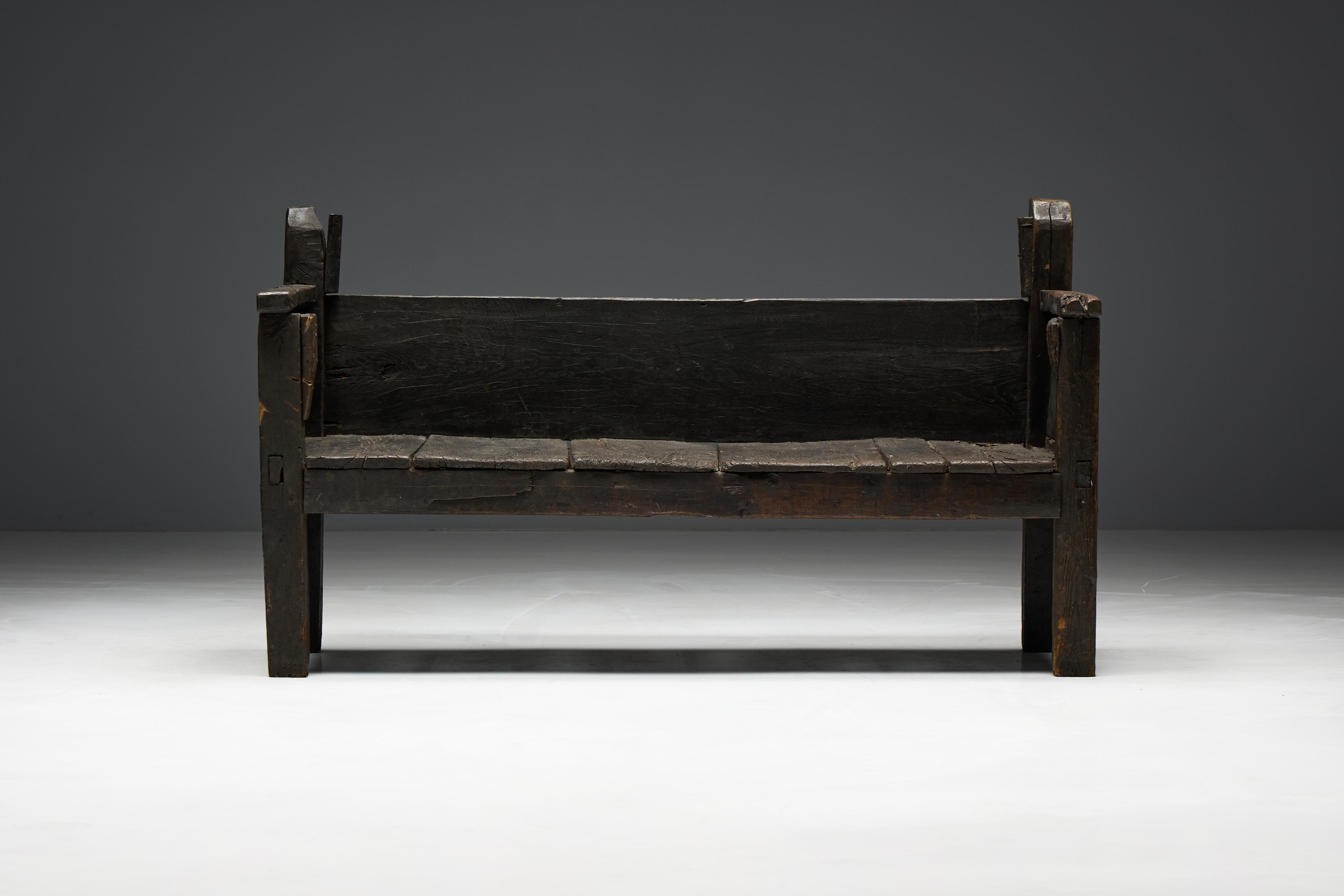 Français Banc Robust Wabi Sabi, France, 19ème siècle en vente