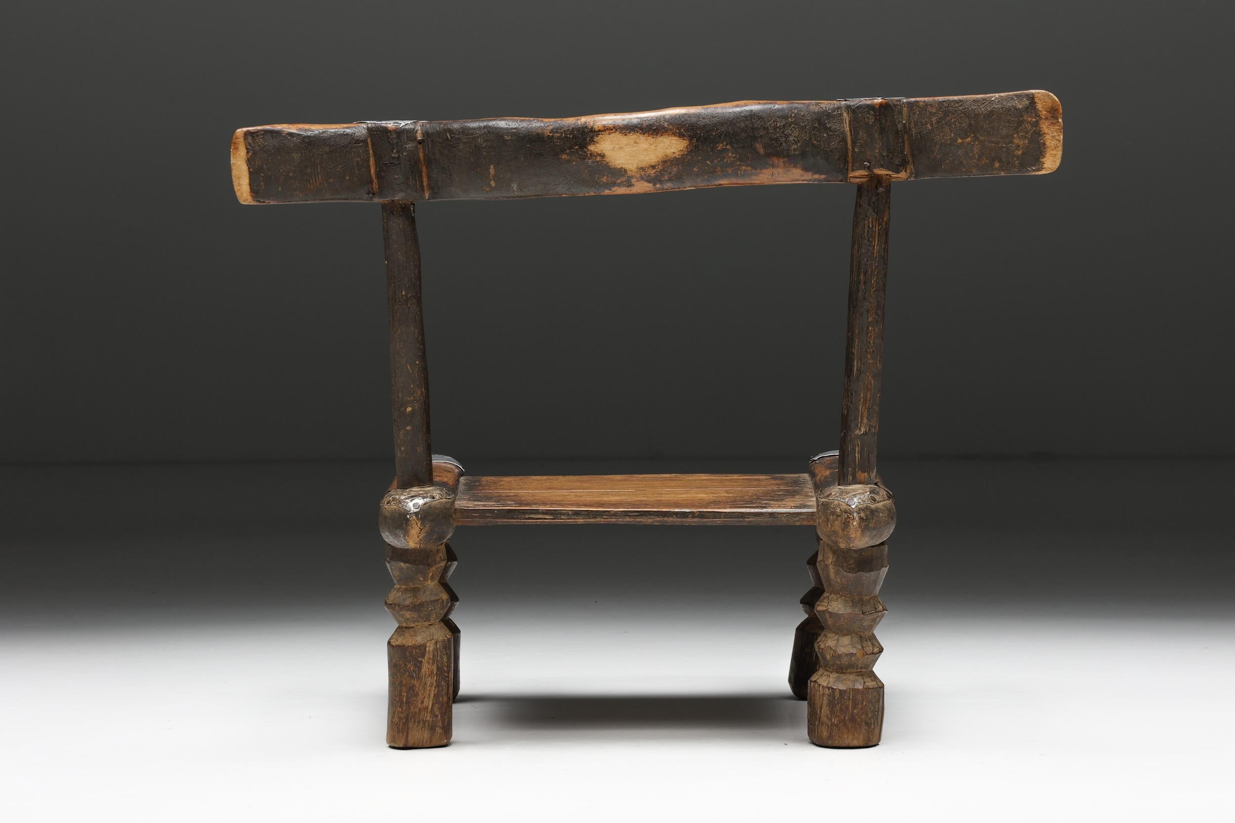 Robust Wabi-Sabi-Stuhl, Frankreich, 20. Jahrhundert 1