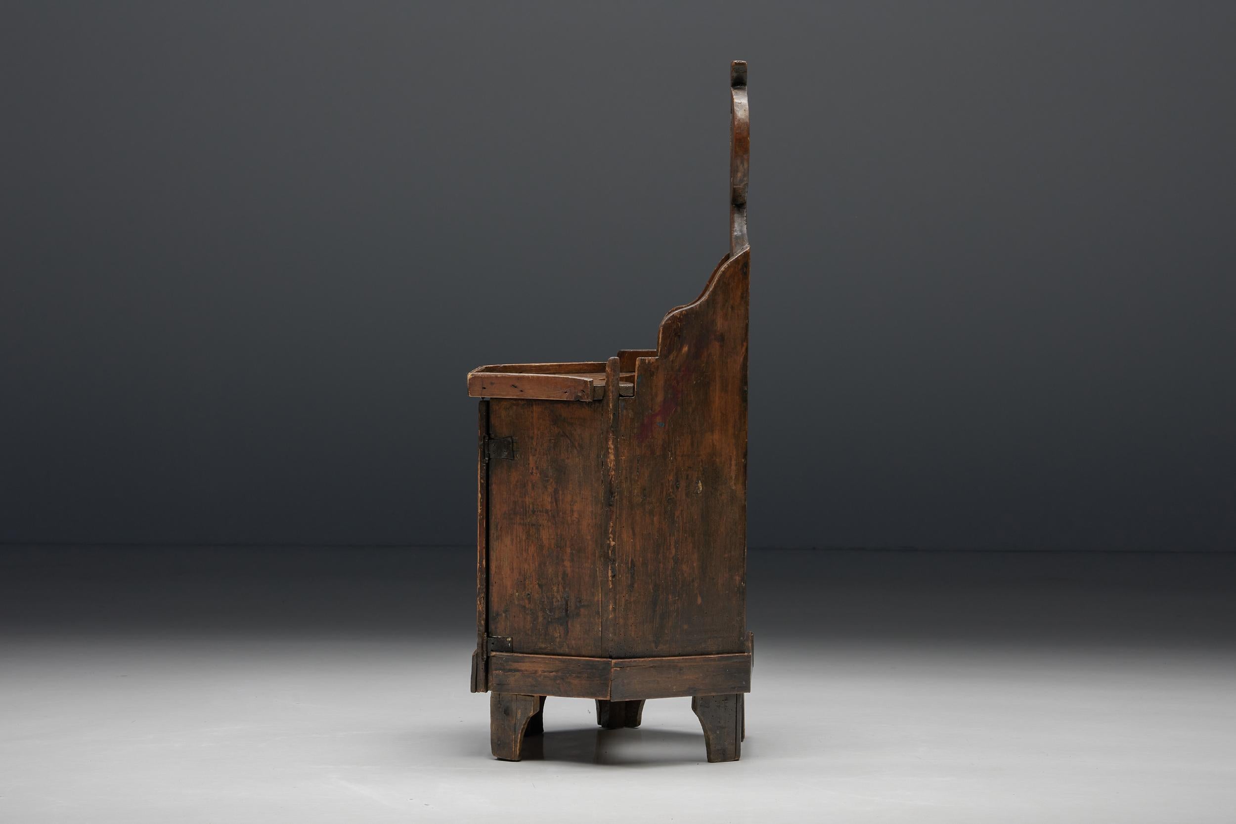 Robust Wooden Chair, France, 19th Century For Sale 1