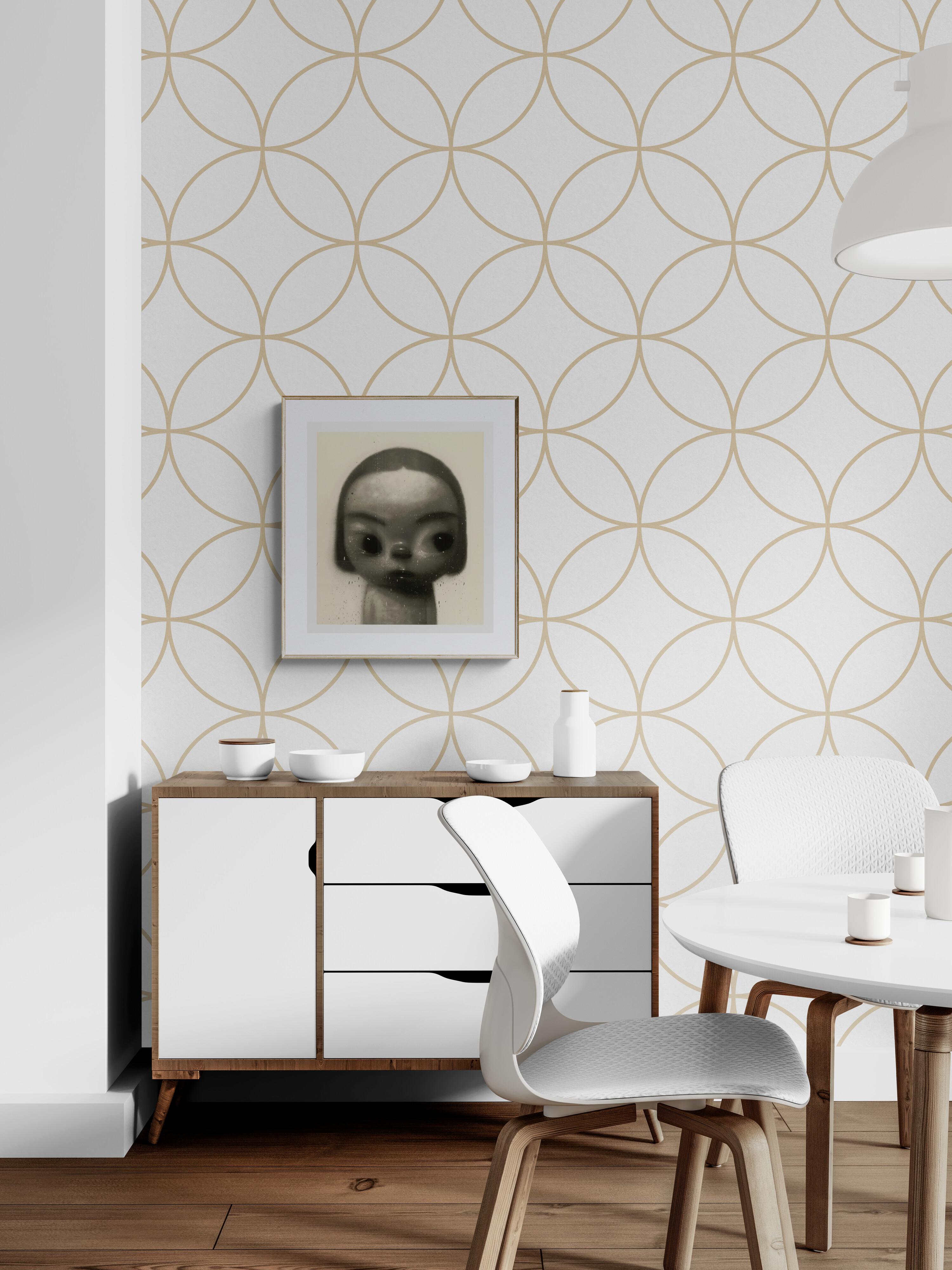 ROBY DWI ANTONO - BULAN Edición limitada firmada a mano y numerada. Contemporáneo Moderno - Figurative Print Gris de Roby Dwi Antono