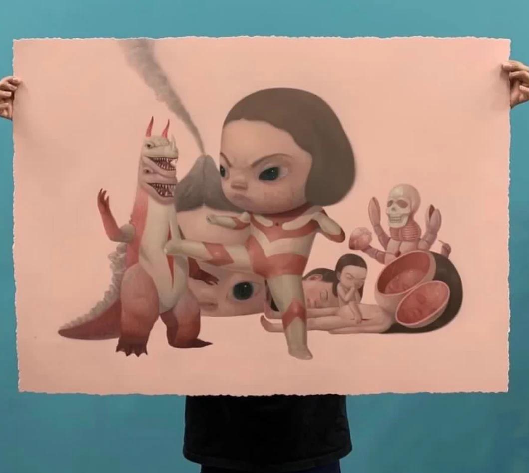 ROBY DWI ANTONO - Epic Fight (Deluxe) Limited edition Contemporary Modern - Print by Roby Dwi Antono