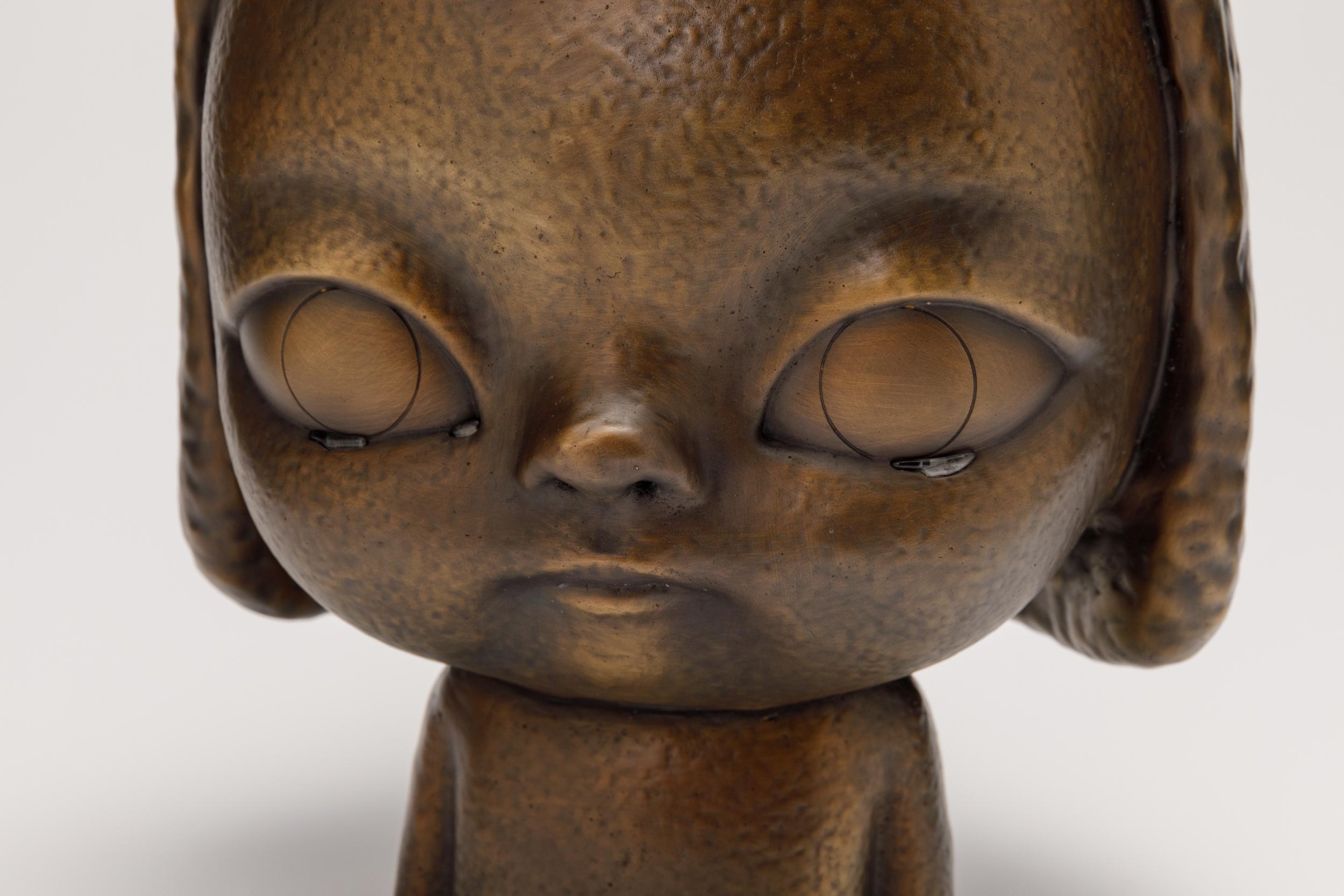 Kira (Burnished Gold) - Sculpture by Roby Dwi Antono