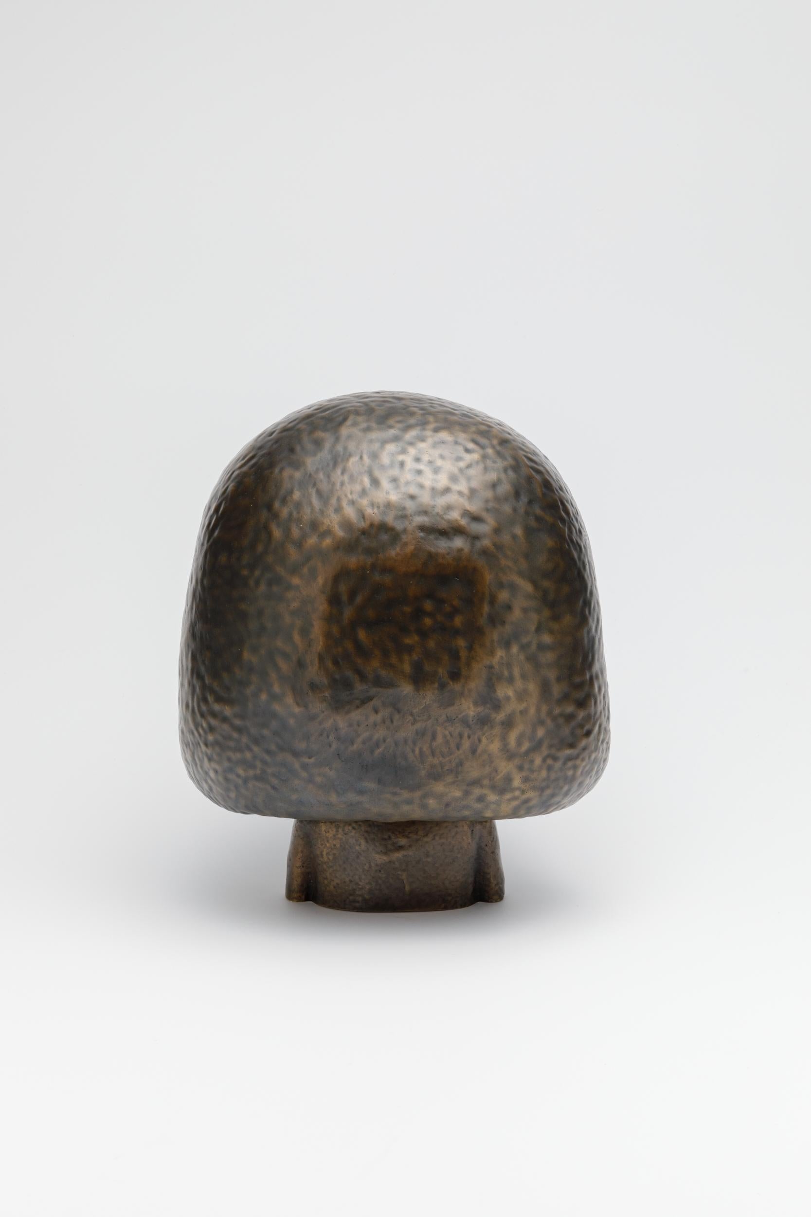 Roby Dwi Antono
Kira (Gold), 2021
Bronze sculpture with black patina finish and crystal resin tears
12 1/5 × 10 1/5 × 9 1/10 in  31 × 26 × 23 cm
Edition of 75
Published by Avant Arte
Signed and numbered on the COA