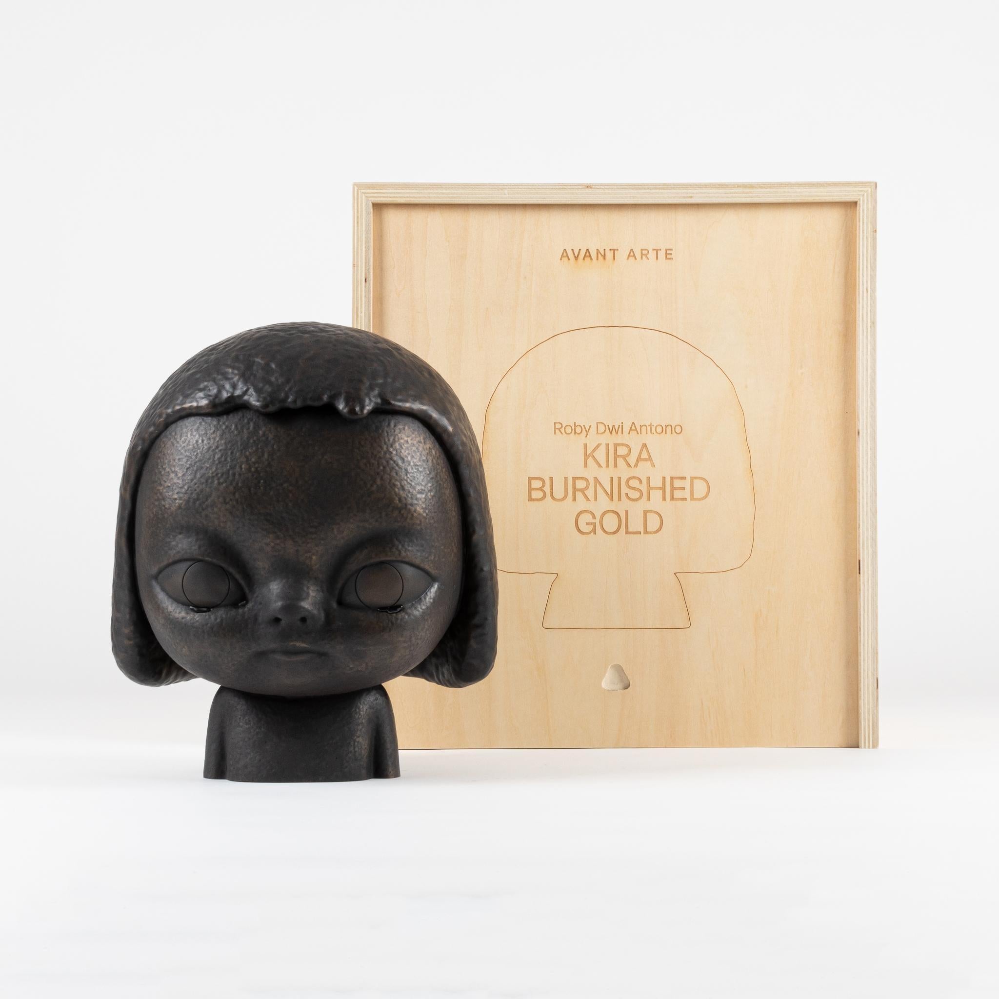 ROBY DWI ANTONO - SCULPTURE KIRA (BLACK). Édition limitée Contemporary Modernity en vente 2