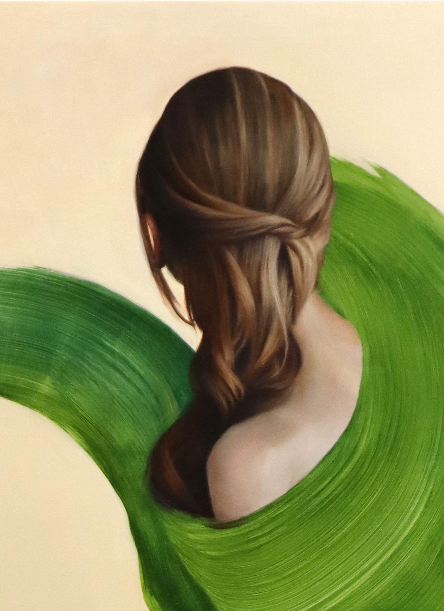 „By The Shore“ von Robyn Asquini, Original-Ölgemälde, weibliches Porträt im Angebot 3