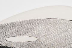 Ascent 5, slip cast contemporary ceramic wall piece by Robyn Campbell