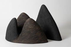 Shadow Fall 12, contemporary hand-built ceramic sculpture by Robyn Campbell