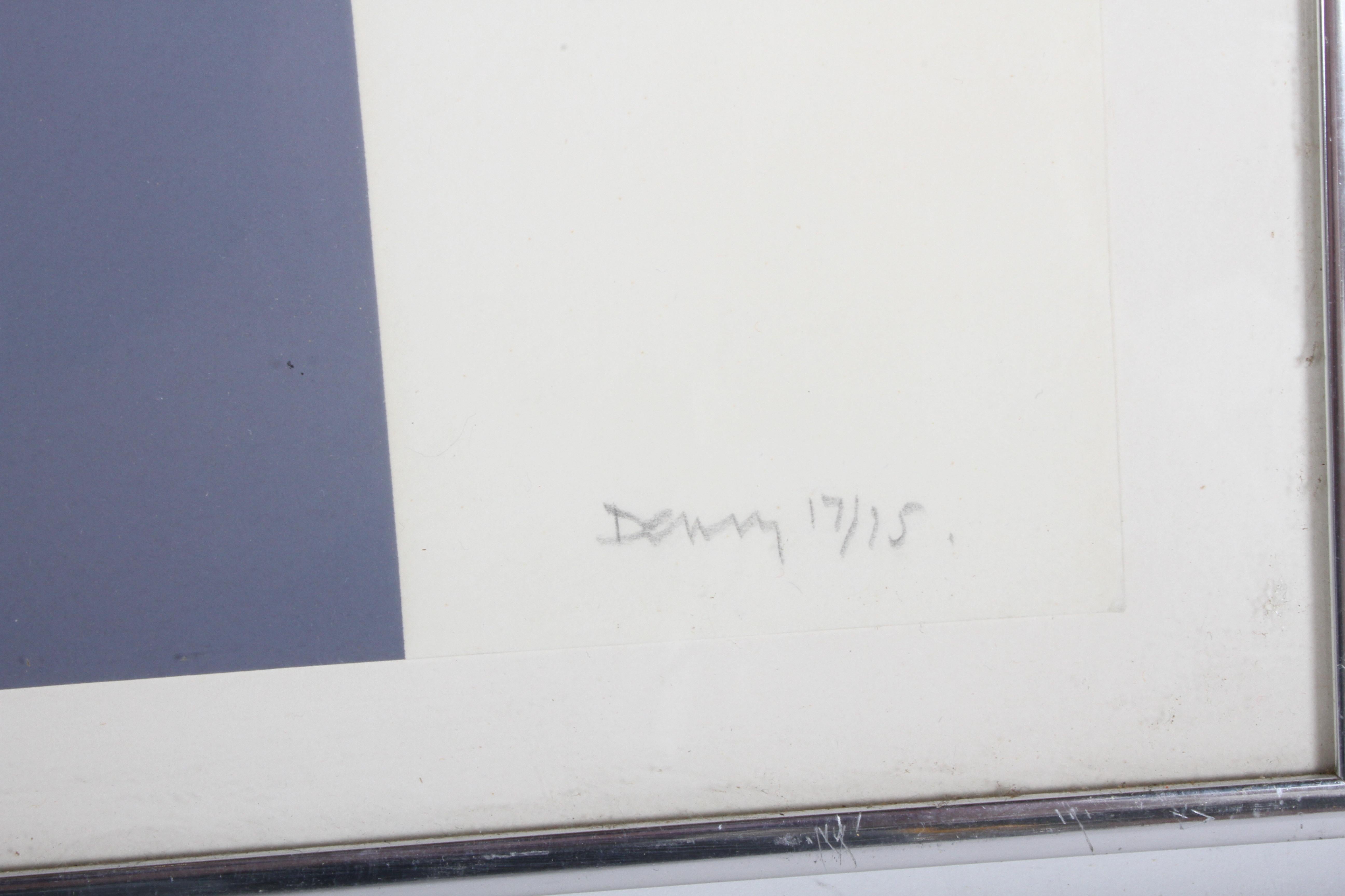 English Robyn Denny (1930-2014) British UNTITLED II & IV Frame Prints - Waddington Suite For Sale