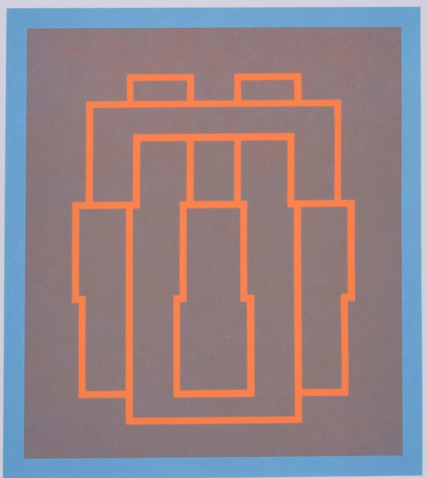 Ritratto Serie A (2), serigrafia di Robyn Denny in vendita 1