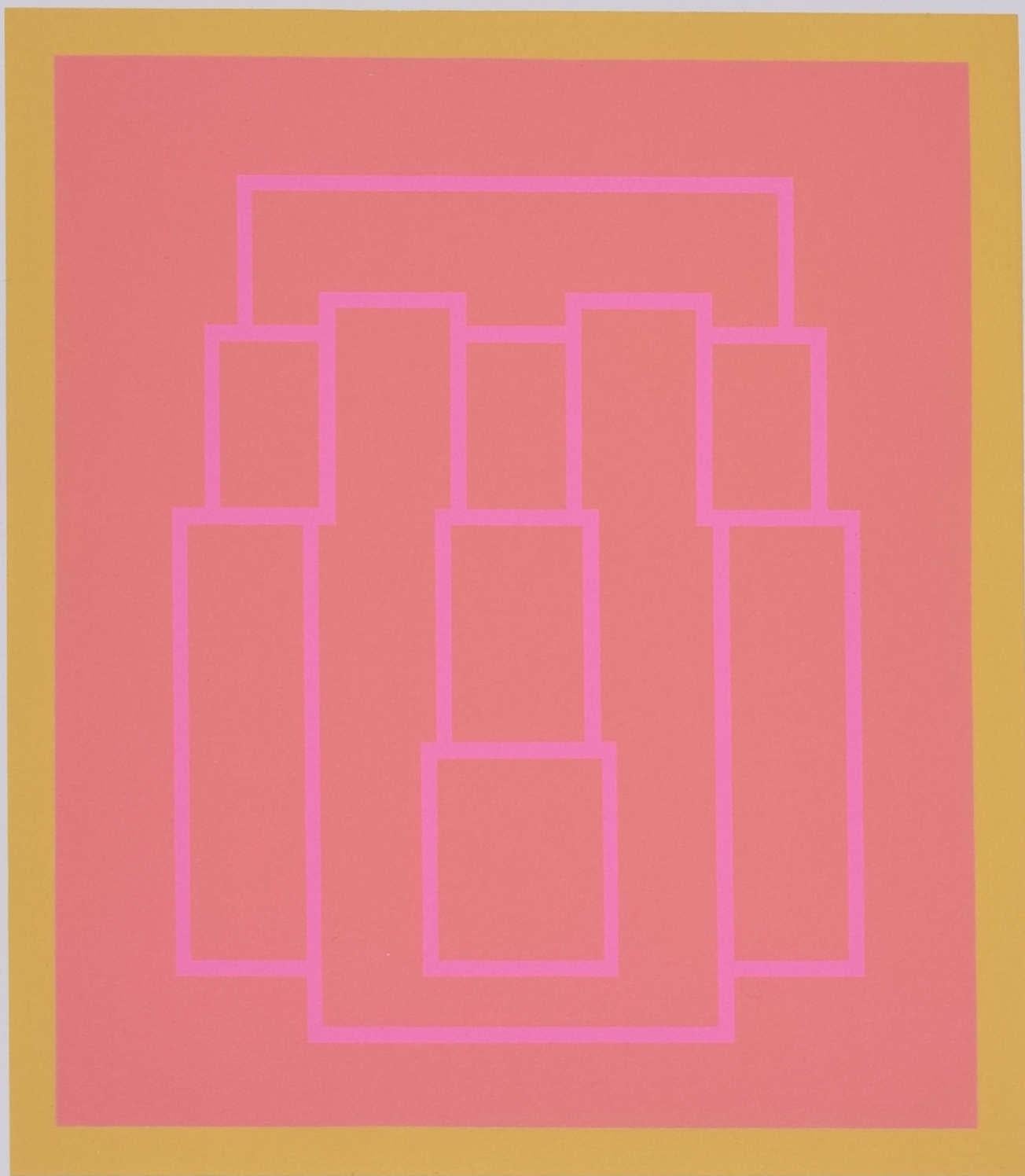 Ritratto Serie A (3), serigrafia di Robyn Denny in vendita 1