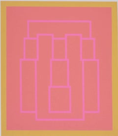 Portrait Series A (3), screenprint by Robyn Denny
