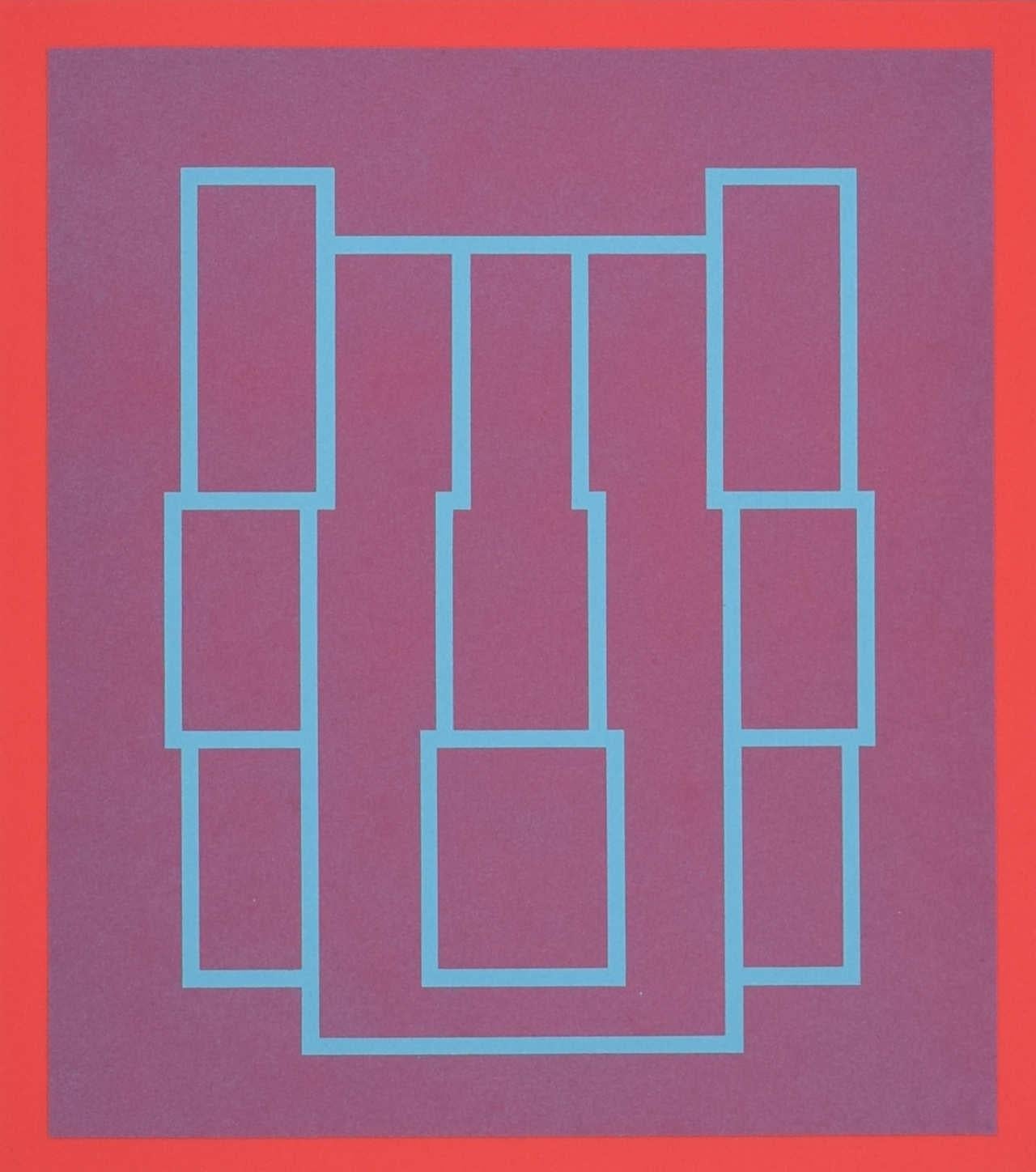 Portrait Series A (4), screenprint by Robyn Denny For Sale 1