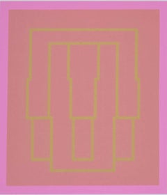 Portrait Series A (5), screenprint by Robyn Denny