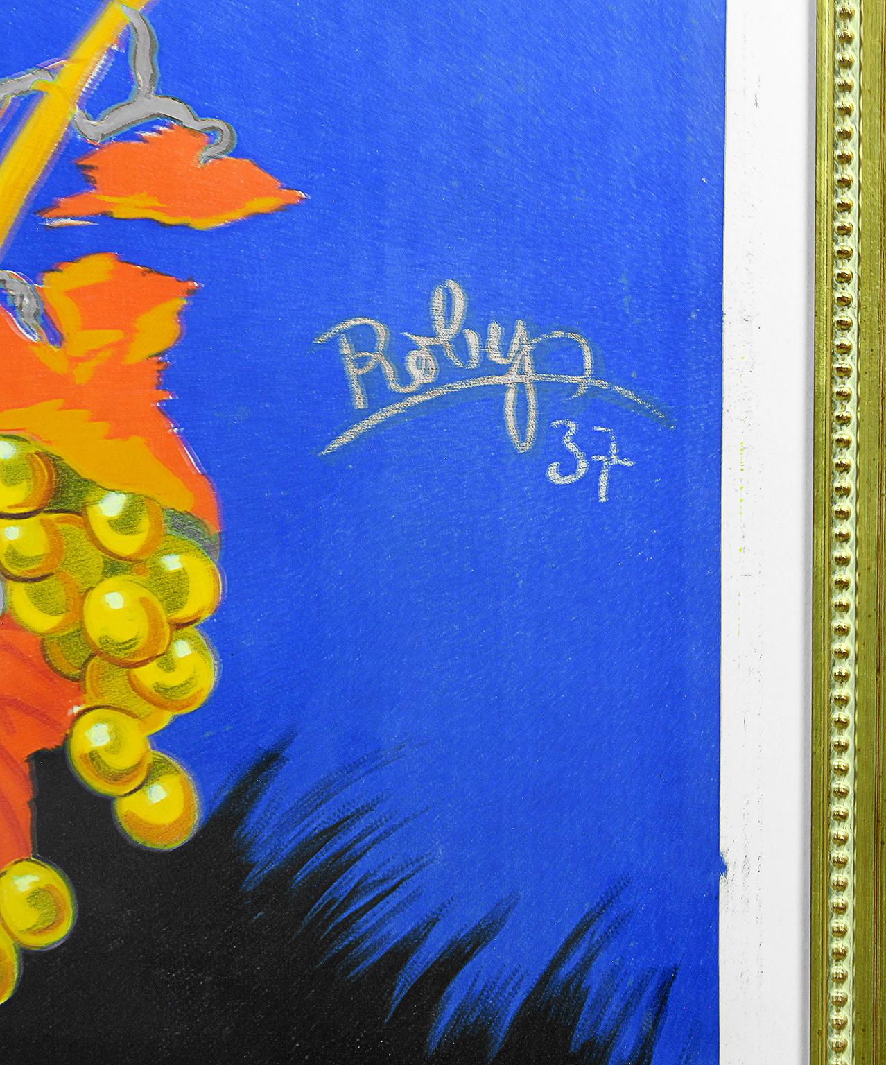 Original-Vintage-Plakat „Kina Lillet“ des Künstlers Robys im Angebot 2