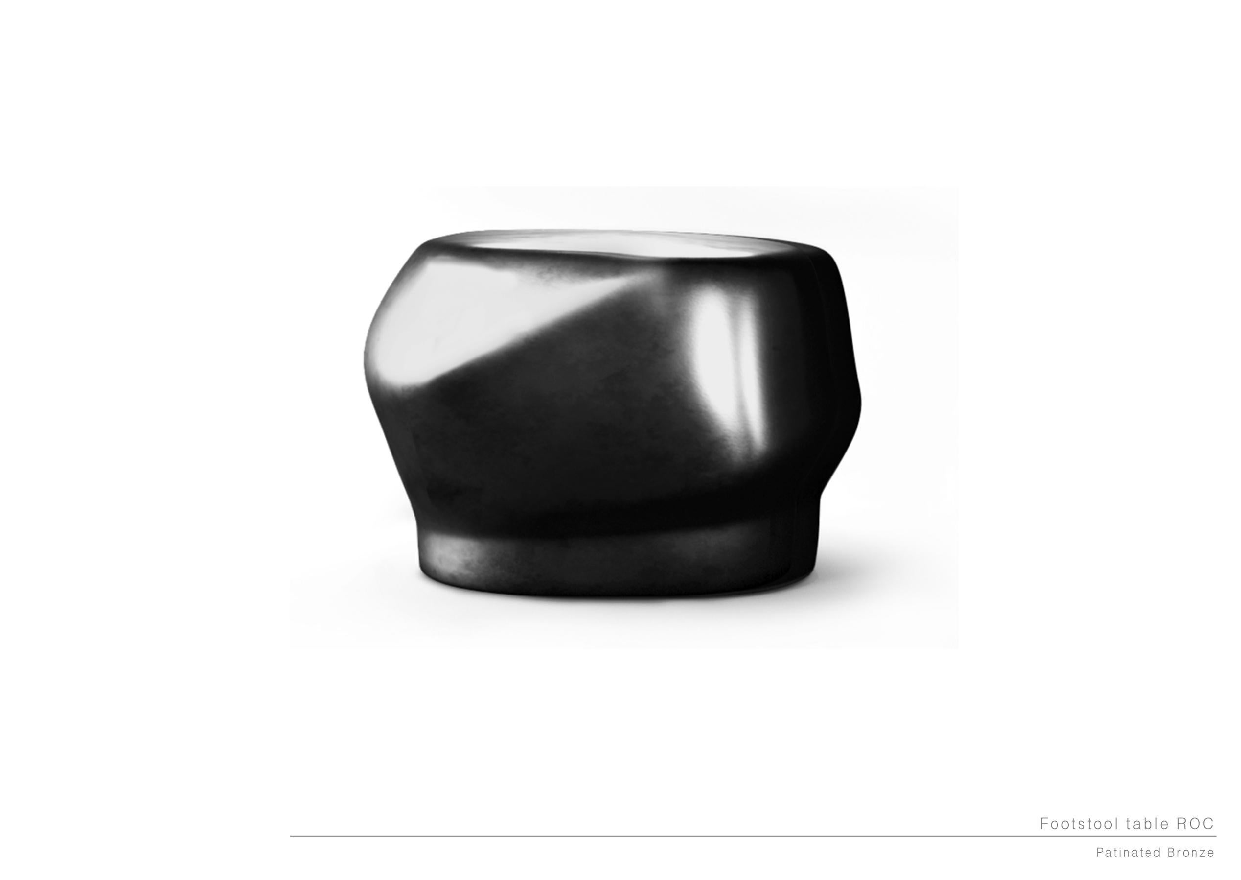 Modern Roc Foot Stool by LK Edition For Sale