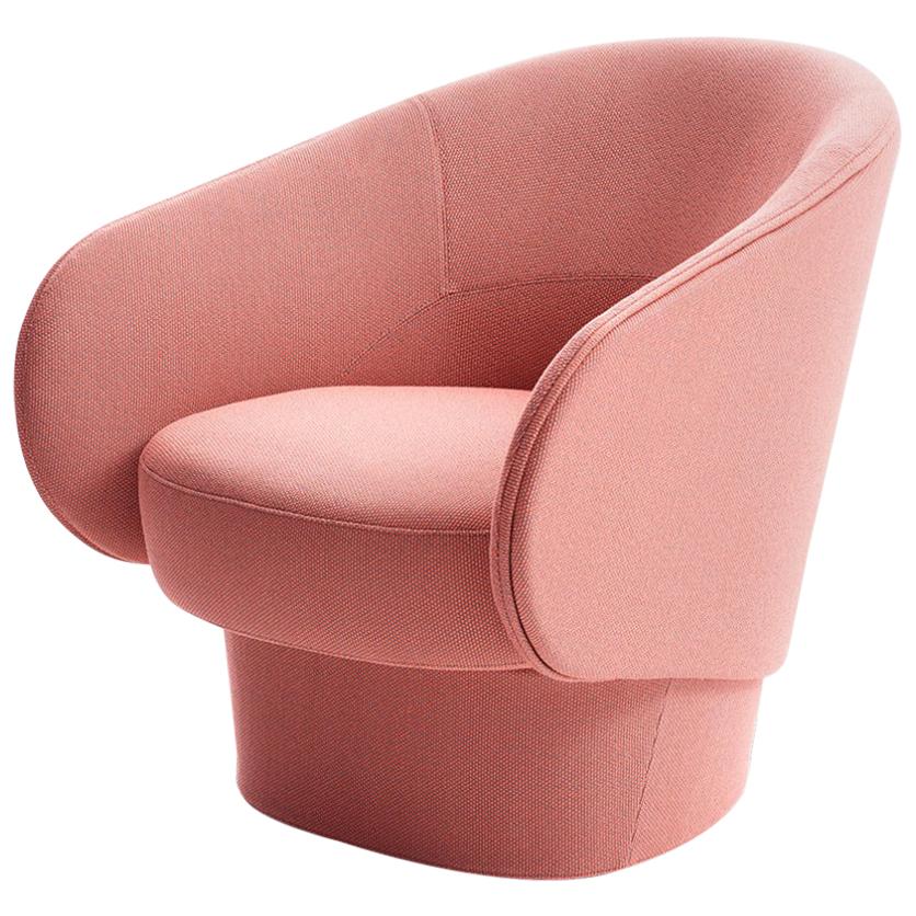 Roc Swivel Armchair with Auto Return by Uwe Fischer in Fabric or Leather for COR For Sale