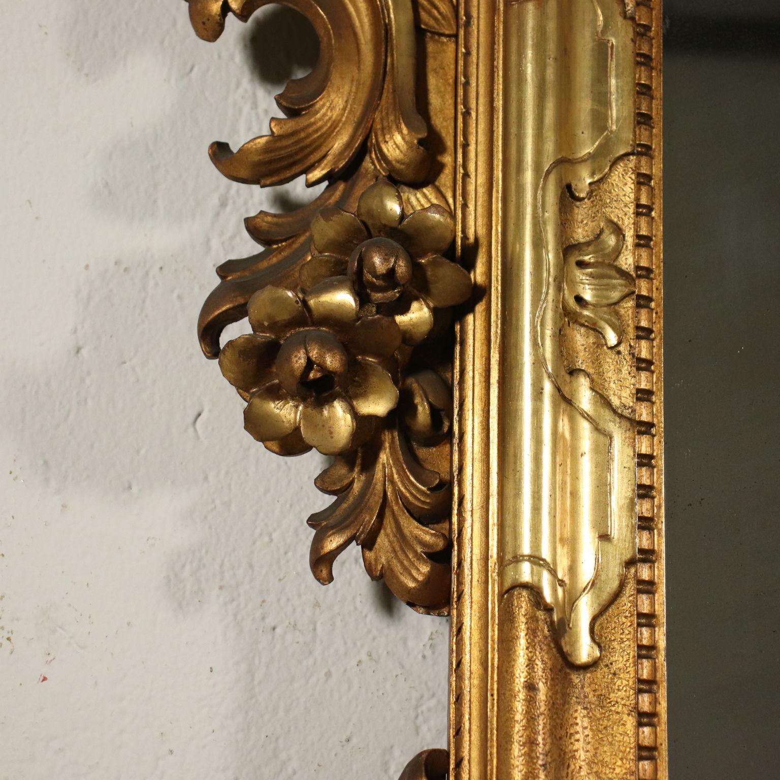 Rocaille Mirror, Italy, Late 19th Century In Good Condition In Milano, IT