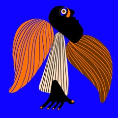 Pájaro II (azul) (1/20)
