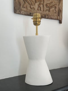 Rocchetto Plaster Table Lamp by Renzo Maar