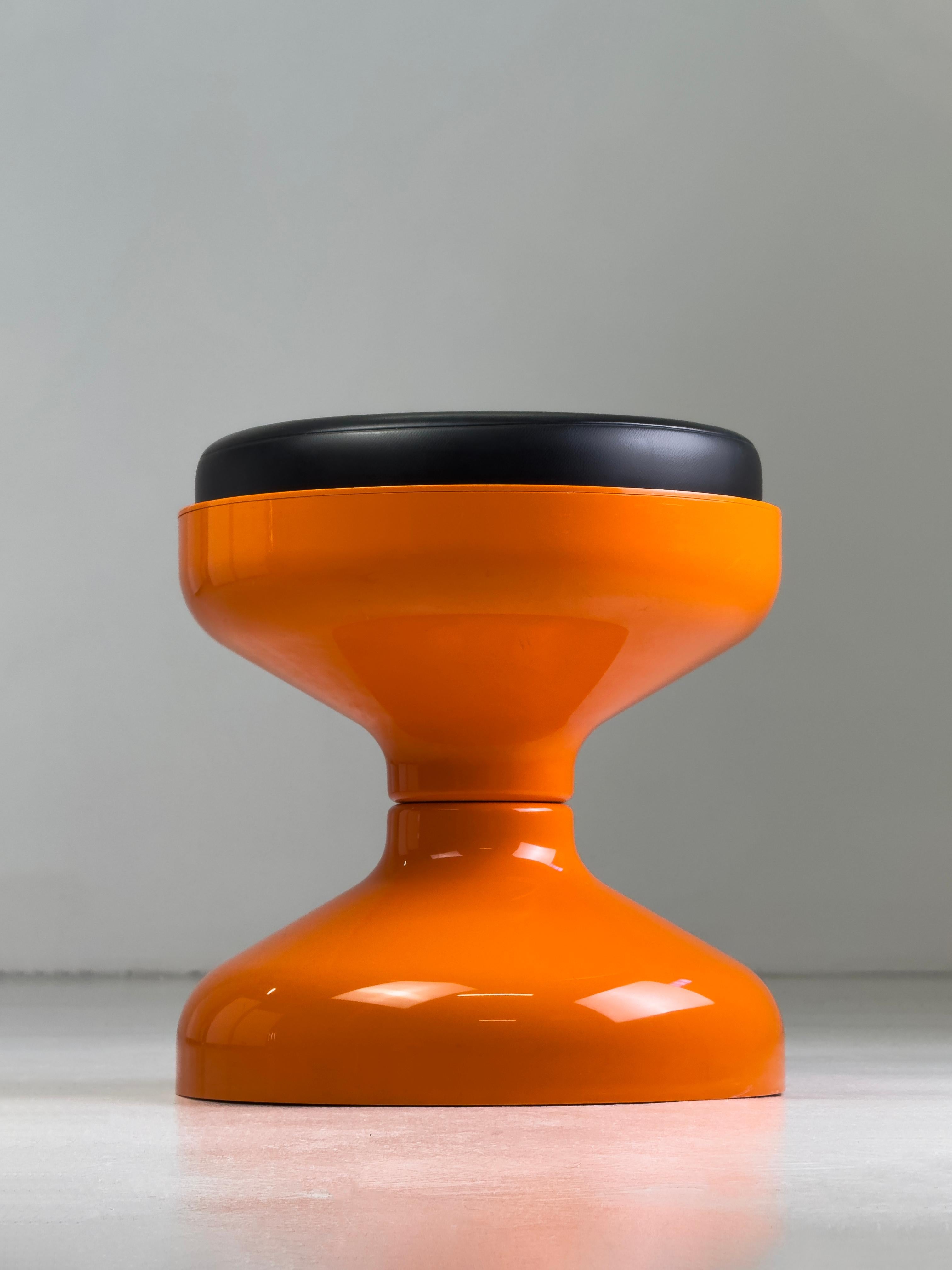 Mid-Century Modern Rocchetto Stool designed  by Achille Castiglioni for Kartell, Italy, 1969 For Sale