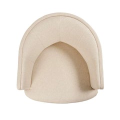 Rocco Dining Chair Upholstered in Schumacher Performance Finn Heavyweight Linen