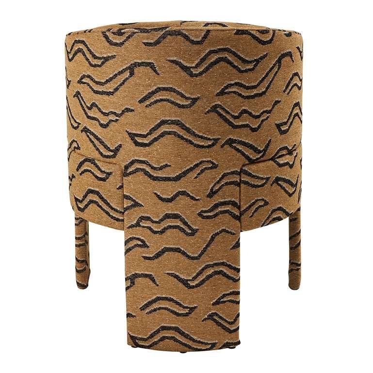 Moderne Chaise de salle à manger Rocco tapissée de tissu Kata Schumacher en vente