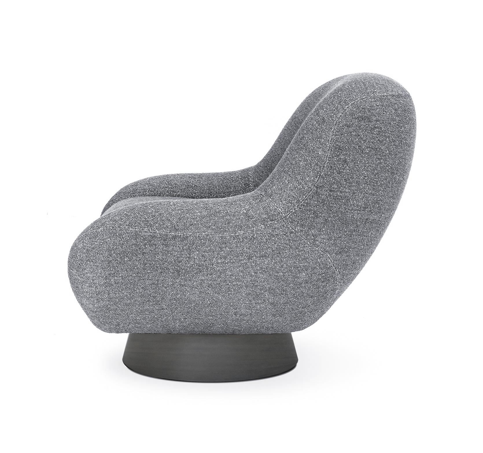 Fauteuil pivotant Rocco en vente 6