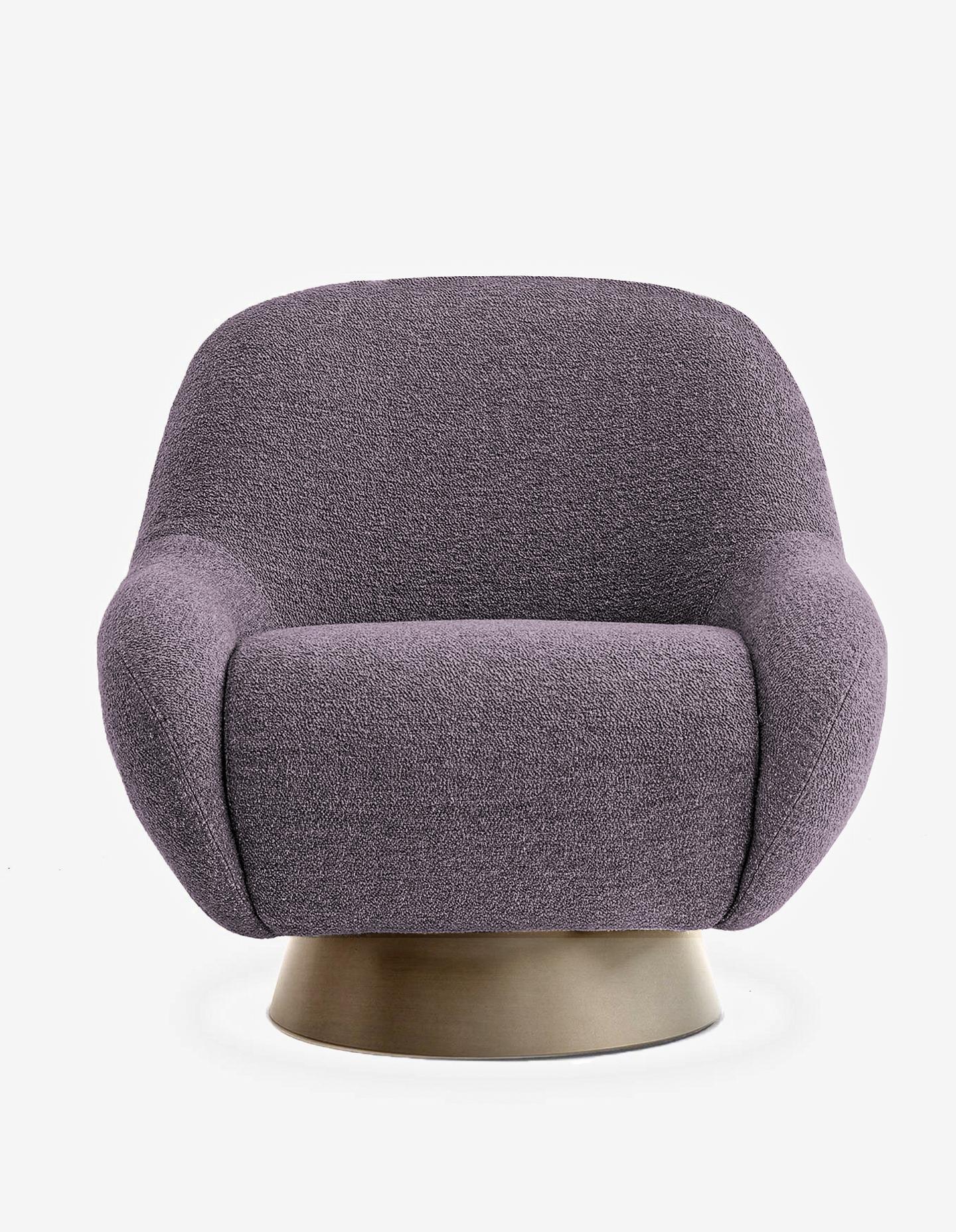Fauteuil pivotant Rocco en vente 8