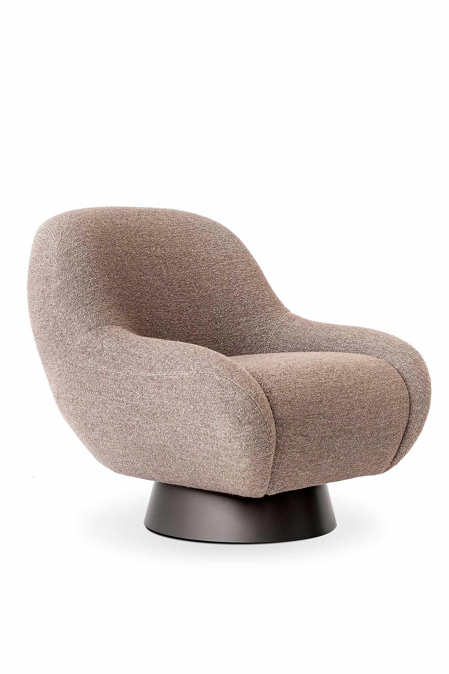 Moderne Fauteuil pivotant Rocco en vente