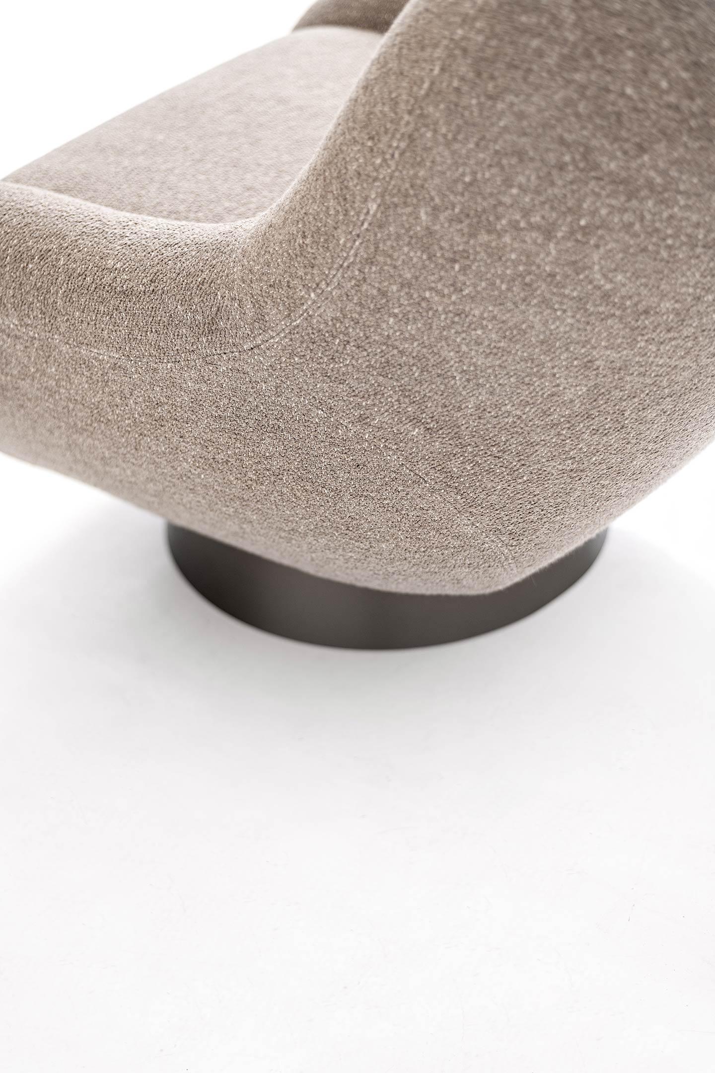 Métal Fauteuil pivotant Rocco en vente