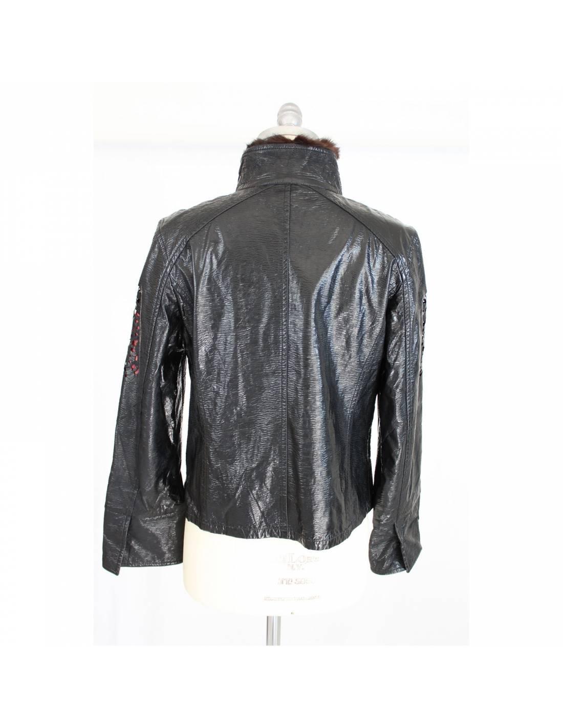 roccobarocco leather jackets