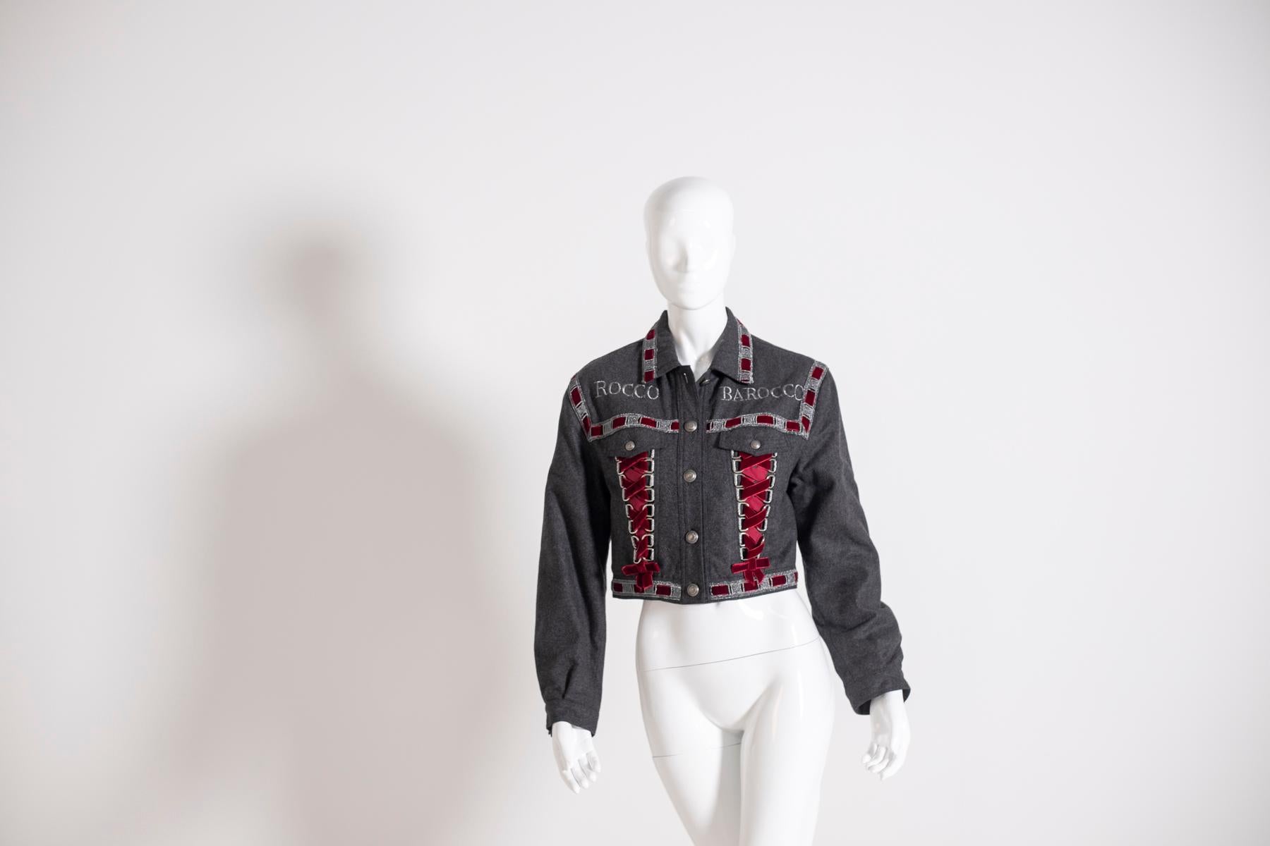 Barocco denim jacket