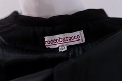 RoccoBarocco Vintage Elegant Black Blazer