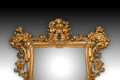 Roccoco Style Mirror, Wood, 19th Century