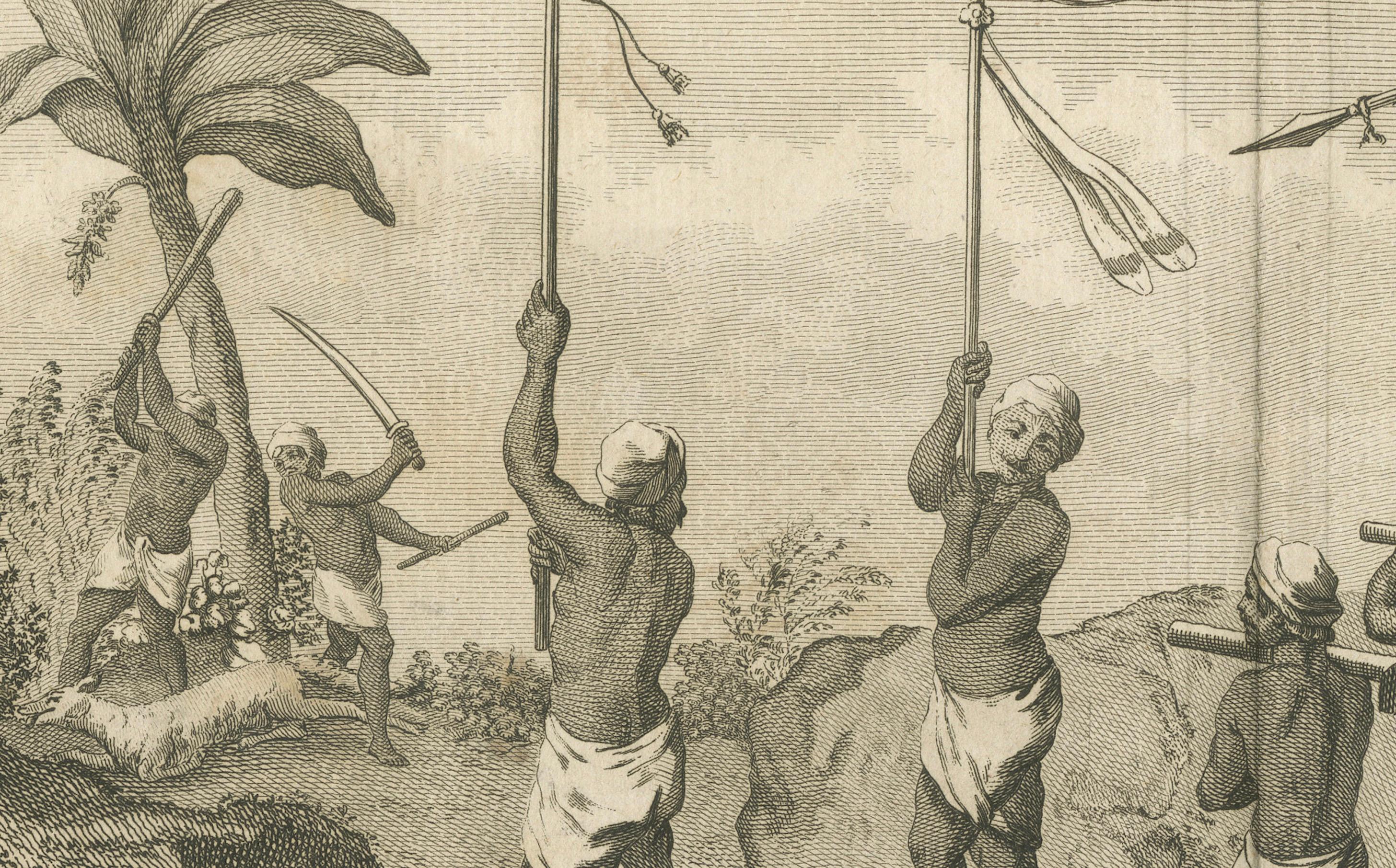 rocesión de Deidades por el Campo - Grabado según Sonnerat, 1806 principios del siglo XIX en venta