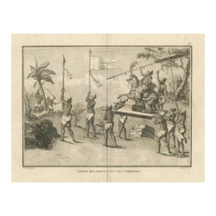 rocesión de Deidades por el Campo - Grabado según Sonnerat, 1806