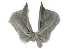 Rocha "Teddy-Bear" BallerinaShrug Wool CapSleeve Tied CroppedSweater, early1990s